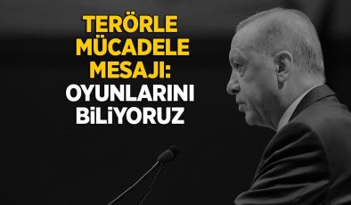 Cumhurbaşkanı Erdoğan’dan terörle mücadele mesajı: Oyunlarını biliyoruz