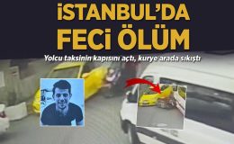 İstanbul’da feci ölüm! Yolcu kapıyı açtı, kurye minibüs ile taksi arasında kaldı