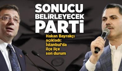 İstanbul seçimlerinde sonucu belirleyecek parti! Hakan Bayrakçı açıkladı: İlçe ilçe son durum