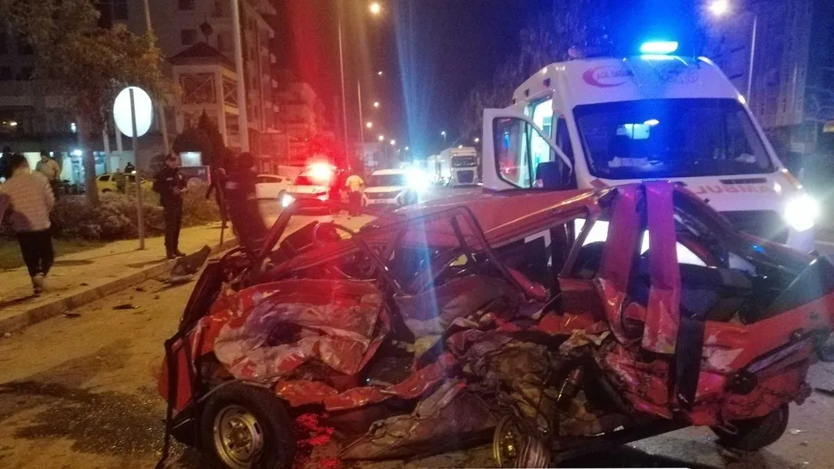 Antalya’da alkollü sürücü dehşeti: 1 ölü