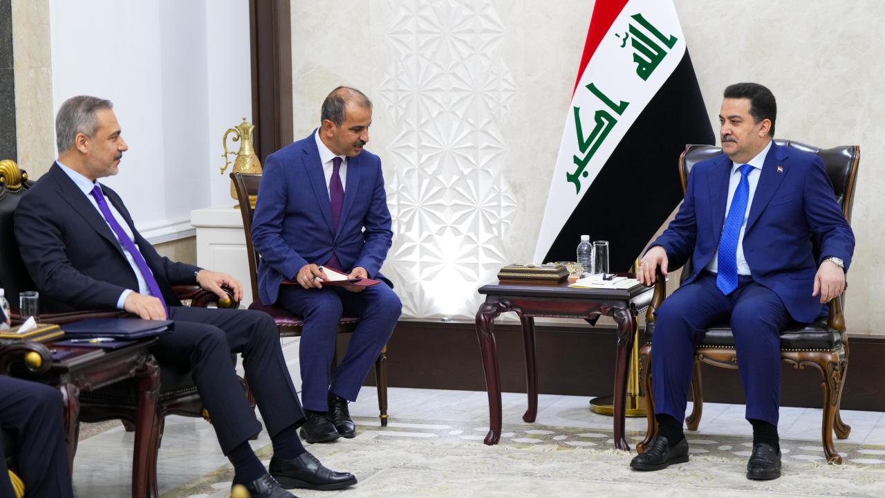 Bakan Fidan, Irak Başbakanı Sudani tarafından kabul edildi